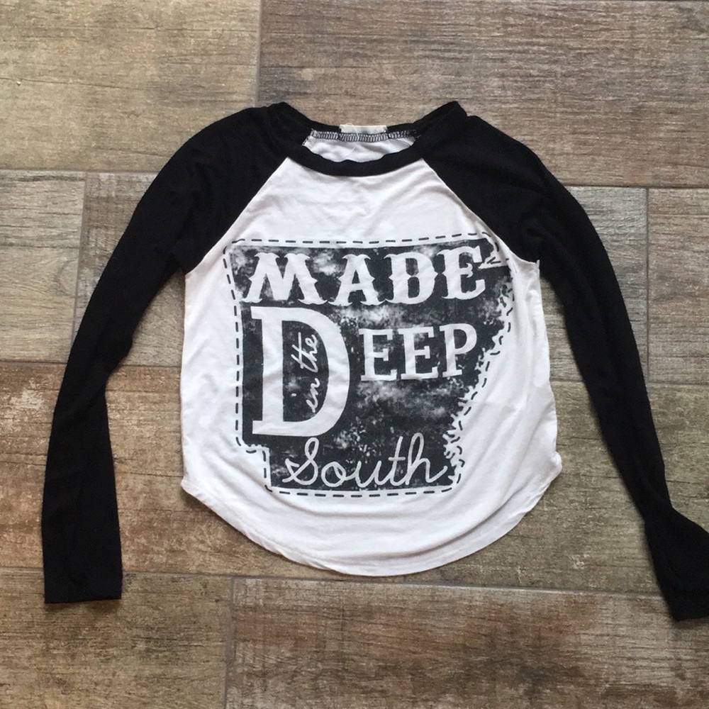 Pomelo Long Sleeve “Made In Deep South” Henley